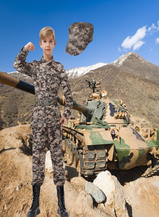 AGCOAH زي جندي القوات الخاصة المموه للأطفال من AGCOAH، زي تنكري للأطفال للهالوين (كبير - 10-12 سنة) - Image 2